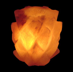 date shape salt candle holder