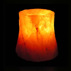 tree shapes salt candle holder