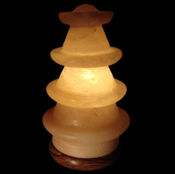 chrismas tree shapes salt lamps