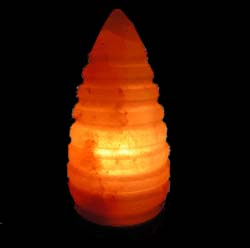 crafted-salt-lamp Cone line salt lamp