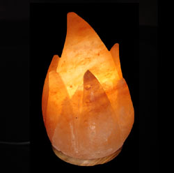 flame shapes salt lamps