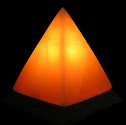 pyramid salt lamp