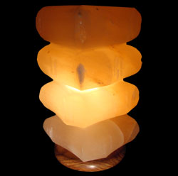 crafted step slat lamp