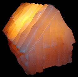 crafted bamboo ten salt lamps